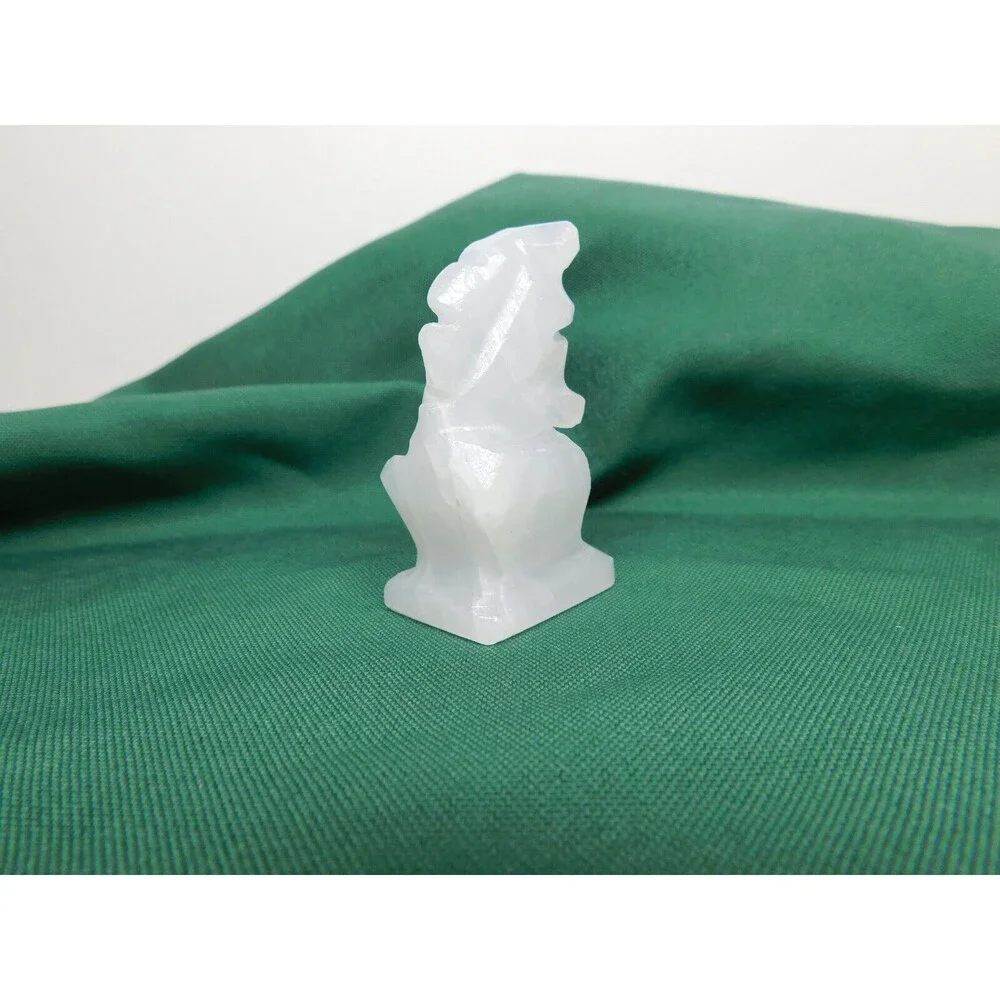 White Stone Knight Chess Piece 2 1/8” strategy gaming board games Replacement